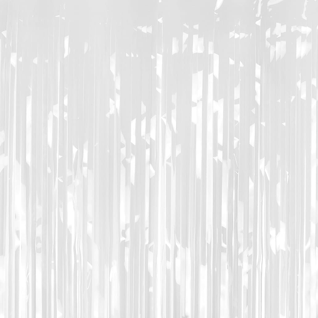 White Party Curtain - 2m Hanging Decoration White Party Curtain - 2m