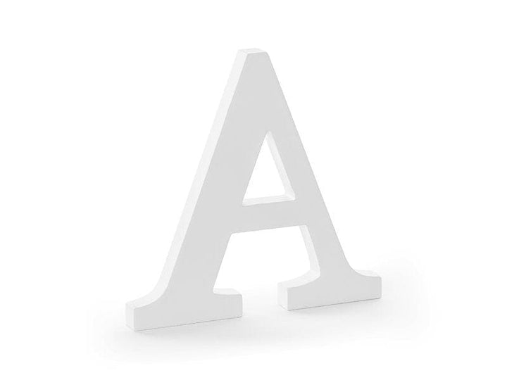 White Personalised Wooden Letters ornament White Personalised Wooden Letters