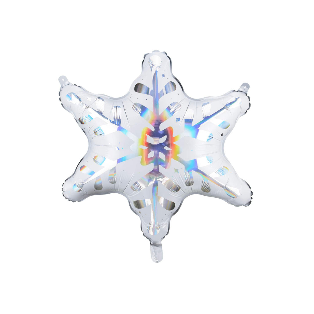 White Snowflake Foil Balloon Foil Balloon White Snowflake Foil Balloon