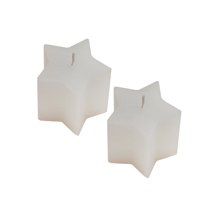 White Star Tea Light Candles x 2 | Hootyballoo Christmas Candles Candle White Star Tea Light Candles x 2