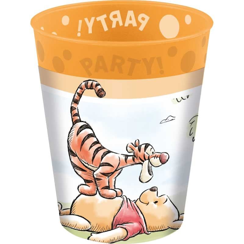 Winnie the Pooh Reusable Party Cups (Set of 4) | Eco Friendy Pooh Tableware Cups Winnie the Pooh Party Reusable Cups - Set of 4