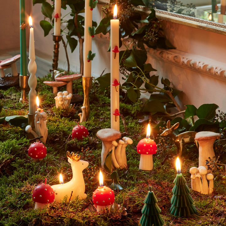 Winter Woodland Christmas Candles x 5 | Meri Meri Christmas Candles Candle Winter Woodland Christmas Candles x 5