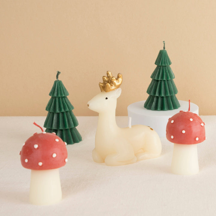 Winter Woodland Christmas Candles x 5 | Meri Meri Christmas Candles Candle Winter Woodland Christmas Candles x 5