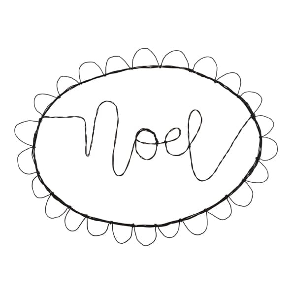 Wire Word Christmas Decoration Noel | East of India Christmas Decoration East of India Wire Word Christmas Decoration - Noel