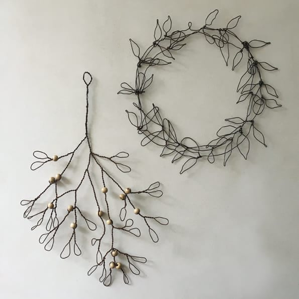 Wire Wreath | East of India Wreath East of India Wire Wreath
