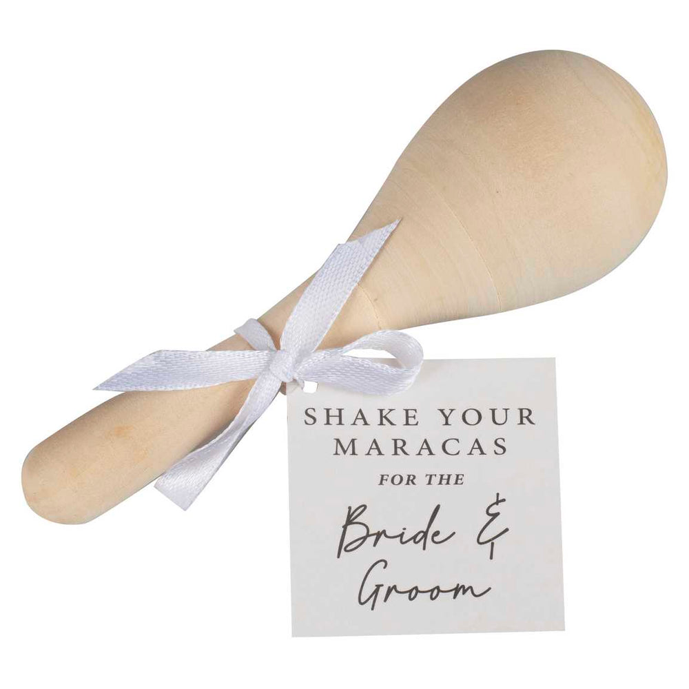 Wooden Wedding Favours Maracas (Pack of 5) - Wedding Supplies UK maracas Wooden Wedding Favours Maracas (Pack of 5)