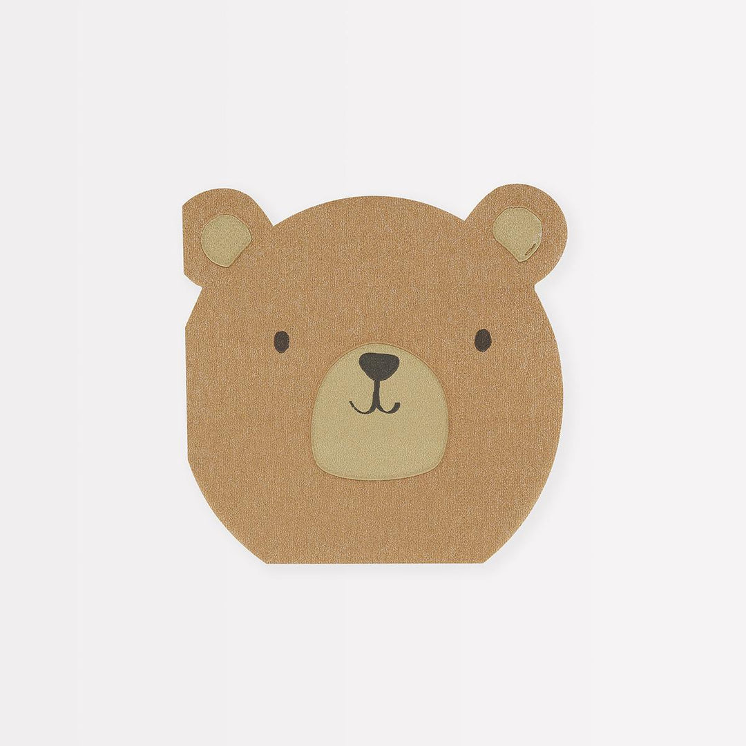 Woodland Bear Napkins x16 | Meri Meri | Little Big Party Napkins Woodland Bear Napkins x16