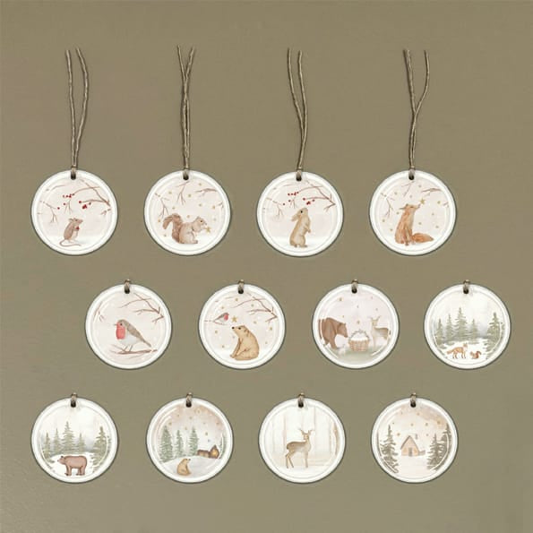 Woodland Gift Tag Deer | East of India Gift Tags East of India Woodland Gift Tag - Deer