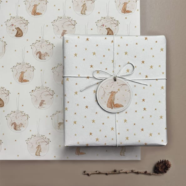 Woodland Gift Tag Fox | East of India Gift Tags East of India Woodland Gift Tag - Fox