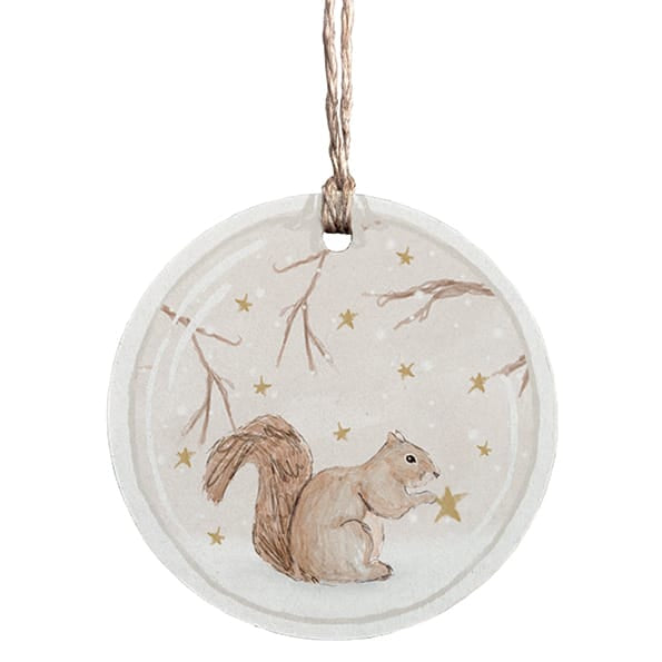 Woodland Gift Tag Squirrel | East of India Gift Tags East of India Woodland Gift Tag - Squirrel