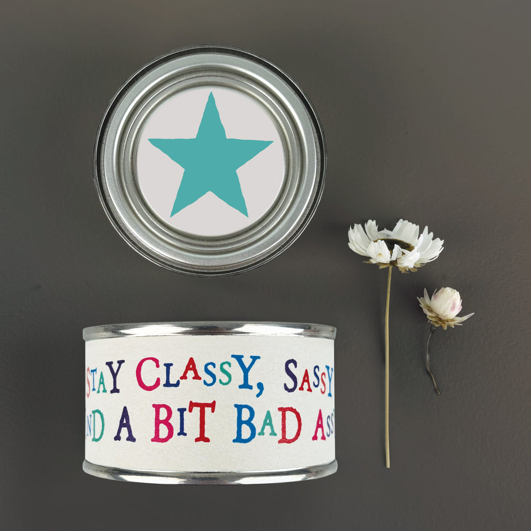 Word Candle Stay Classy Sassy &amp; A Bit Bad Assy | East of India Candles East of India Word Candle - Stay Classy, Sassy &amp; A Bit Bad Assy