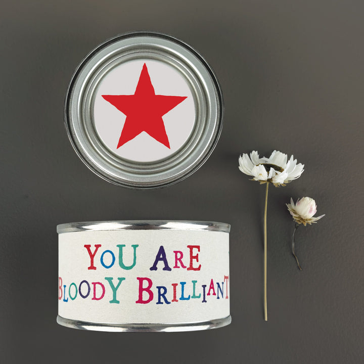 Word Candle You Are Bloody Brilliant | East of India Candles East of India Word Candle - You Are Bloody Brilliant