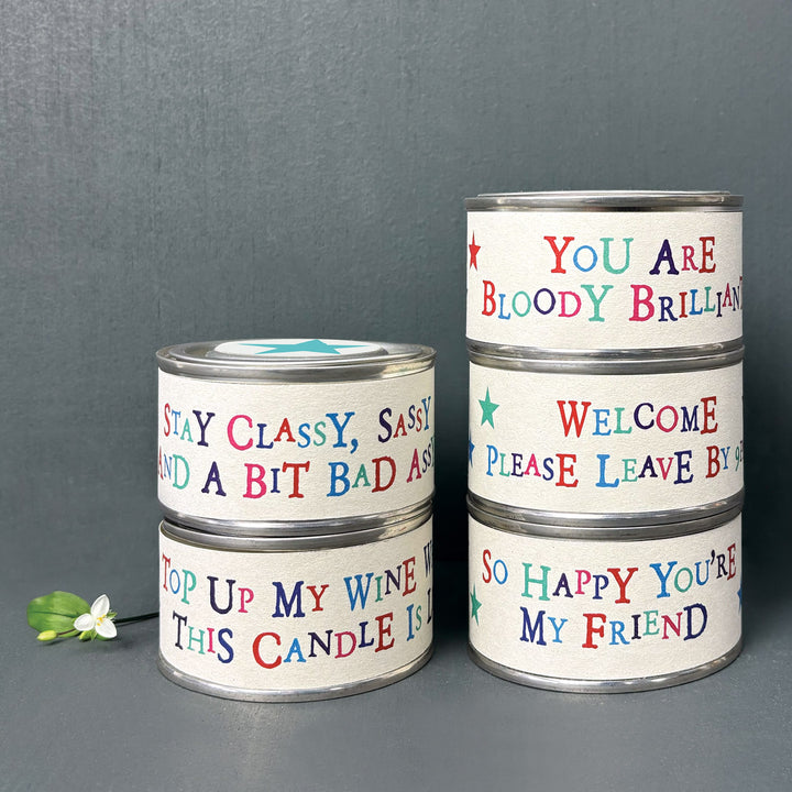 Word Candle You Are Bloody Brilliant | East of India Candles East of India Word Candle - You Are Bloody Brilliant
