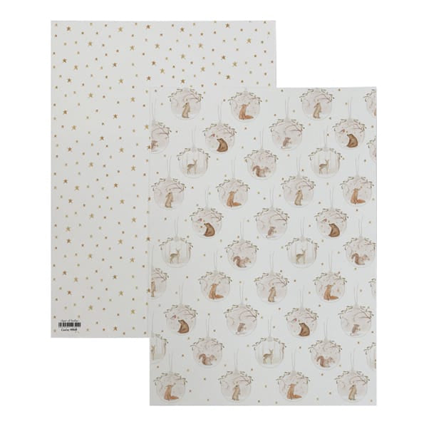 Wrapping Paper Sheet, Tiny Worlds | East of India Gift Wrap East of India Wrapping Paper Sheet - Tiny Worlds