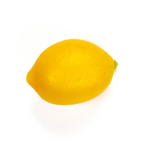 Yellow Artificial Lemon - 8cm - Lemon Party Supplies prop Yellow Artificial Lemon - 8cm