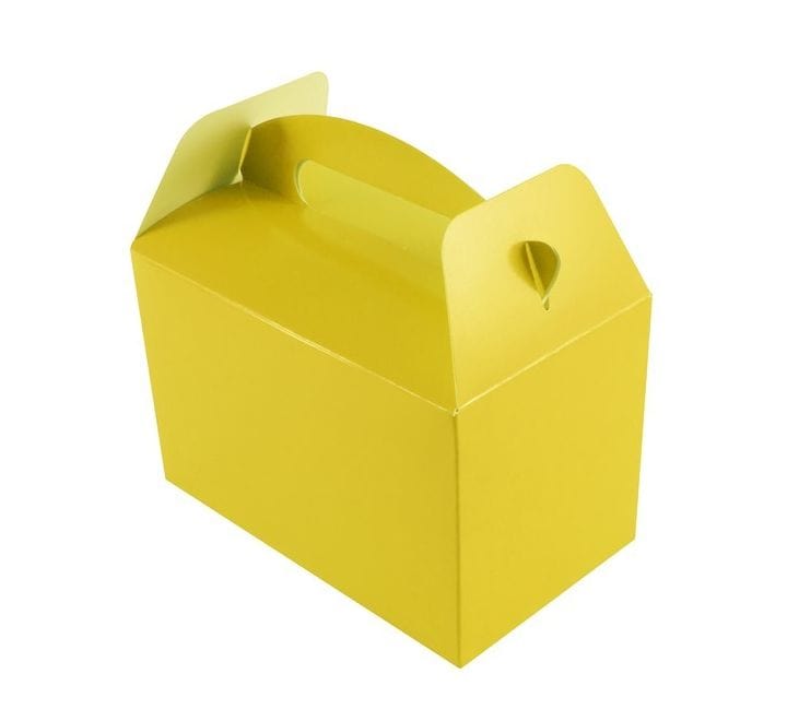 party box Yellow Party Boxes x 6