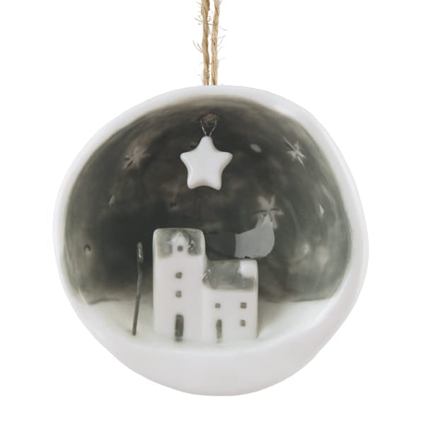 You Are the Friend Half Porcelain Bauble | East of India Bauble East of India Half Porcelain Bauble - You Are the Friend