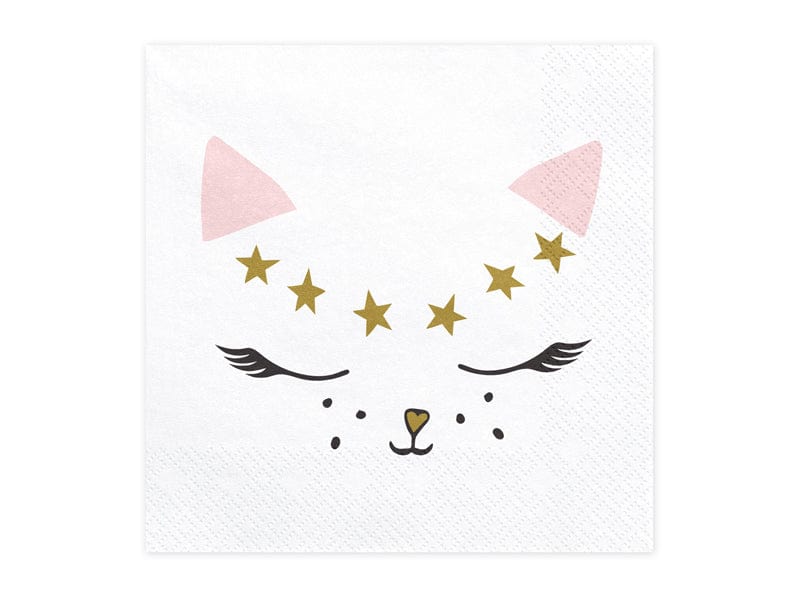 Party Supplies 20 Kitty Cat Paper Party Napkins