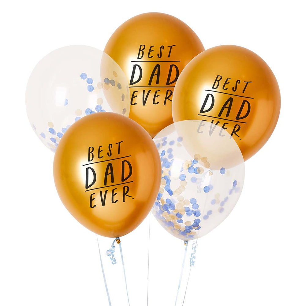 Balloons 5 pack - Best Dad Ever Balloon Bundle