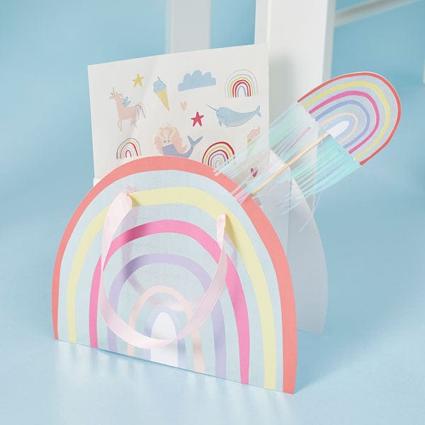 Party Supplies 5 Rainbow Party Bags