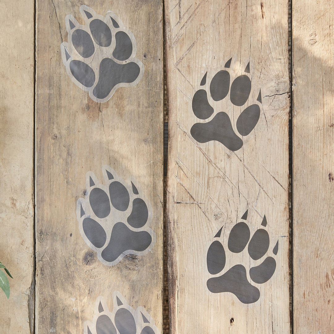 Party Supplies Animal Paw print Floor Stickers