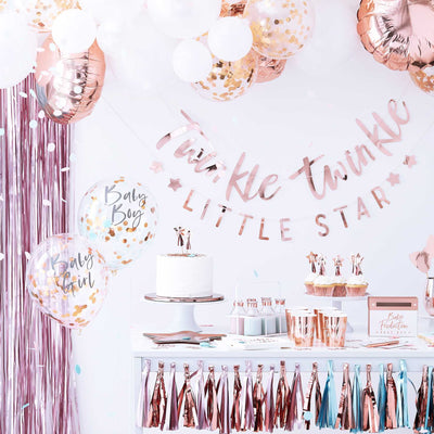 Balloons Baby Girl Pink Baby Shower Balloons