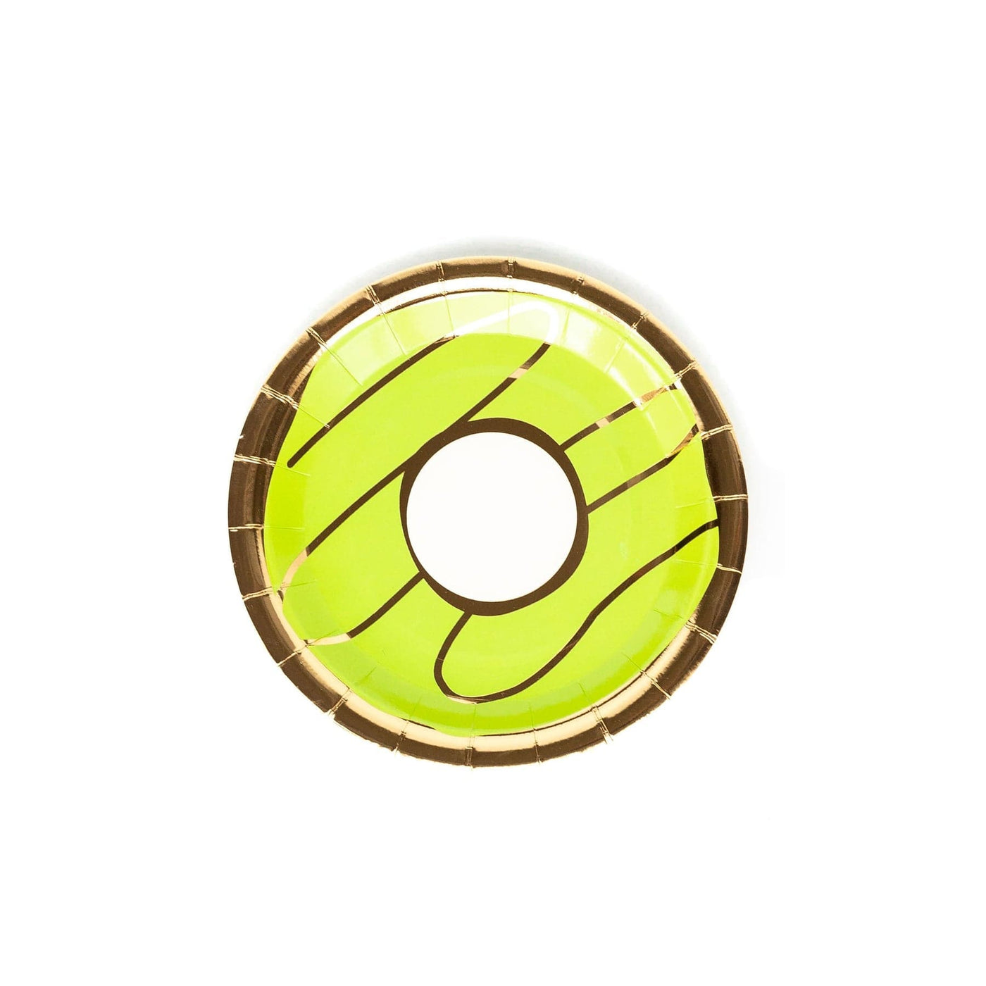 Party Supplies Bakery Donut 7inch Paper Plate Set x 8