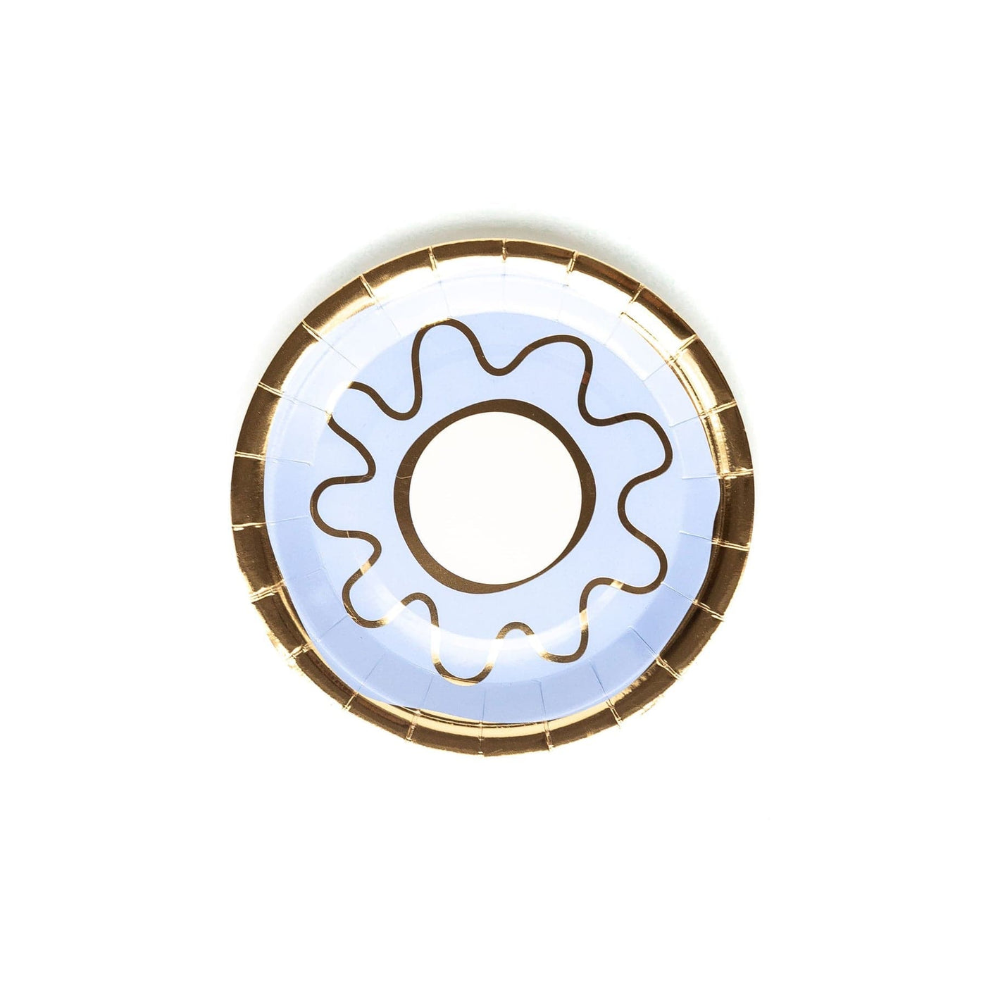 Party Supplies Bakery Donut 7inch Paper Plate Set x 8