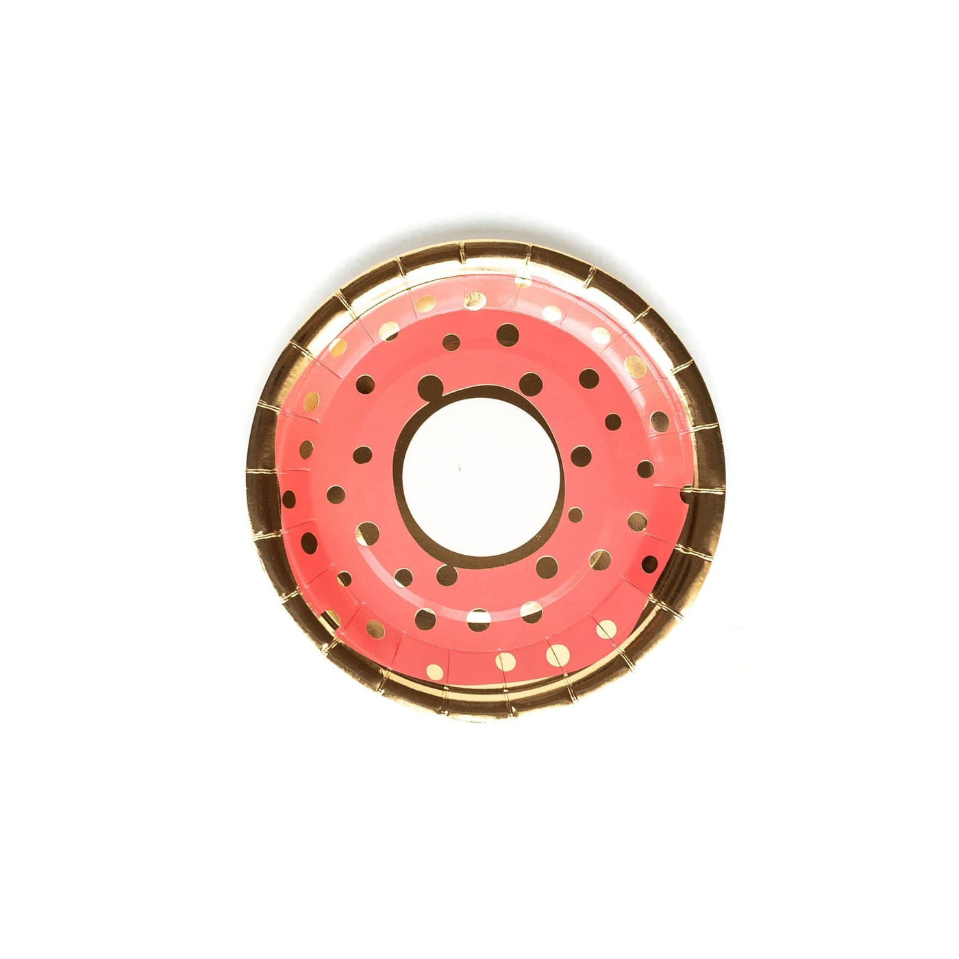 Party Supplies Bakery Donut 7inch Paper Plate Set x 8