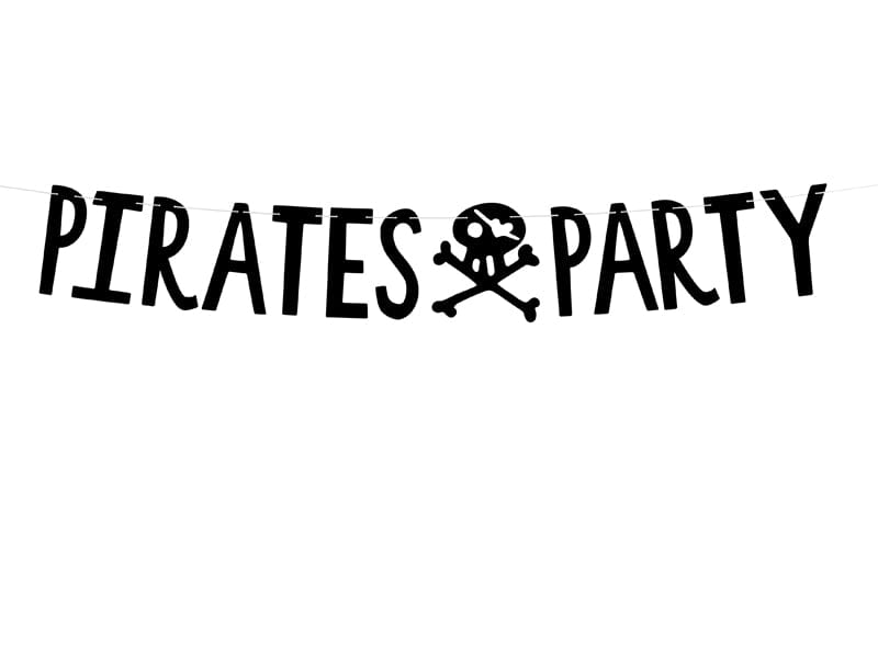 Party & Celebration Black Pirates Party Banner