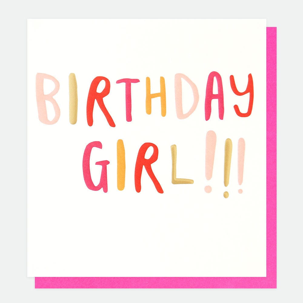 Greetings Card Caroline Gardner - Birthday Girl Card