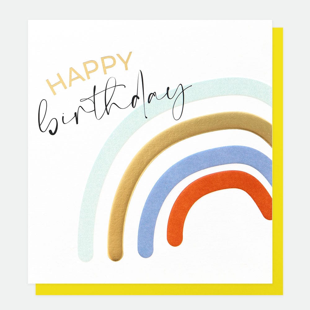 Greetings Card Caroline Gardner - Happy Birthday Rainbow Card