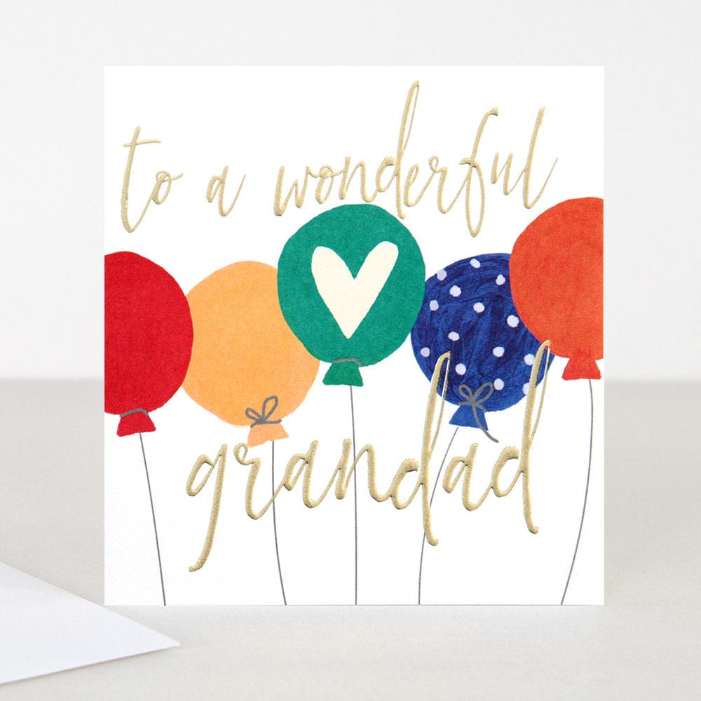 Greetings Card Caroline Gardner - Wonderful Birthday Card For Grandad