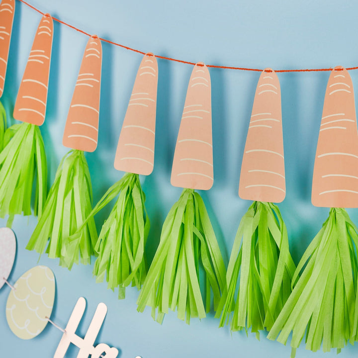 Bunting Carrot Tassel Easter Garland