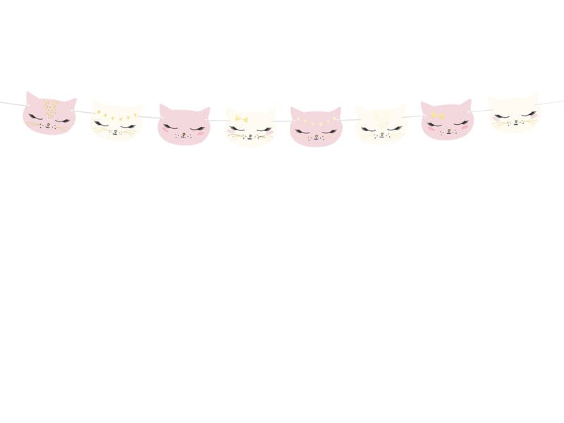 Party Supplies Cat Garland Decoration