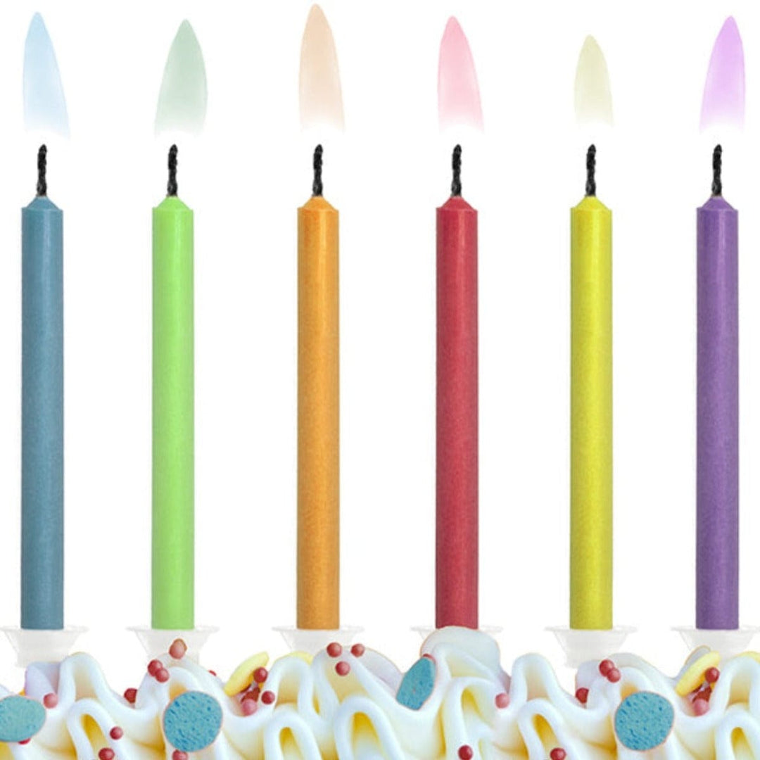 Birthday Candles Coloured Flame Birthday Candles