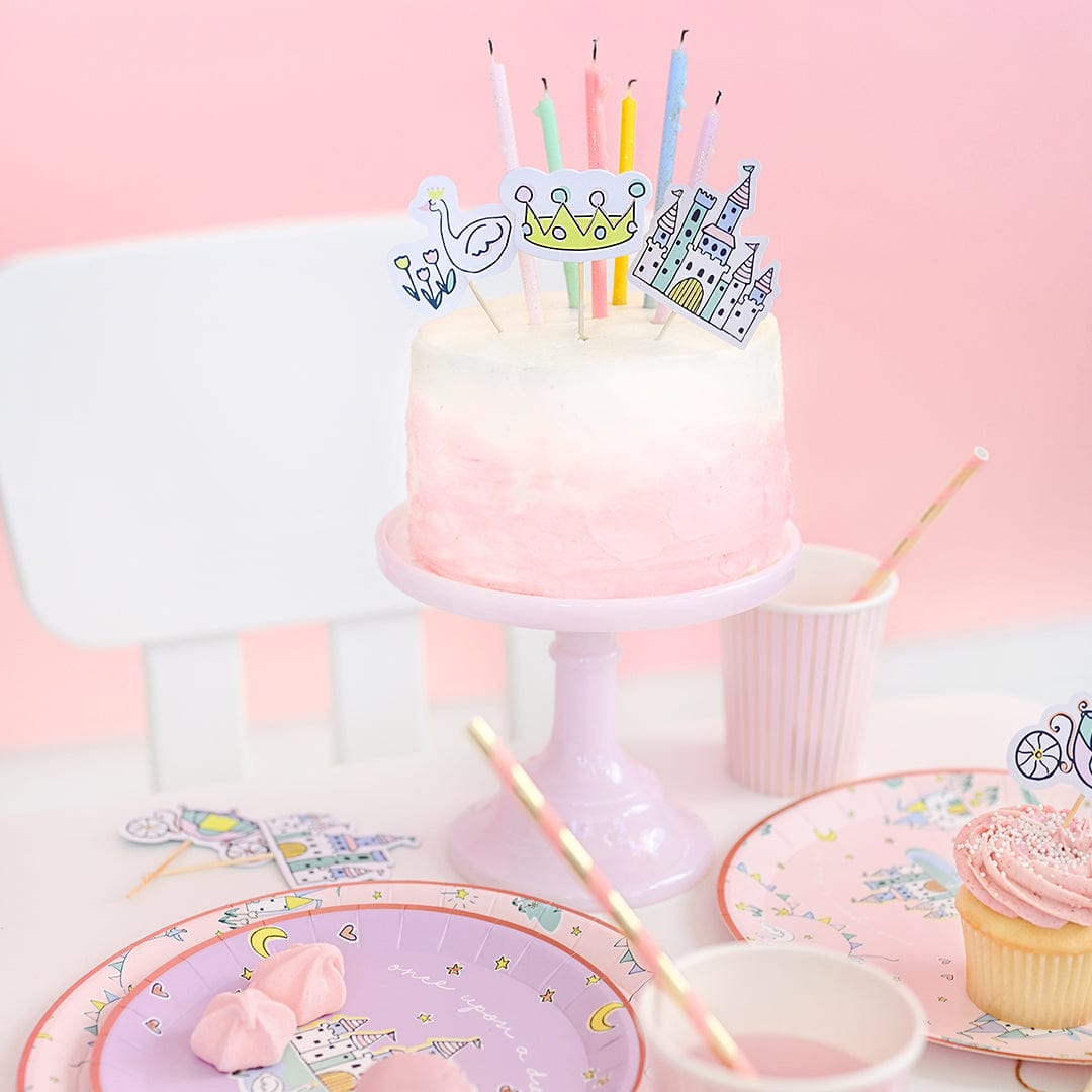 Coterie Party Supplies - Fairytale Mini Cake Toppers x 10 Cake Topper Fairytale Mini Cake Toppers x 10