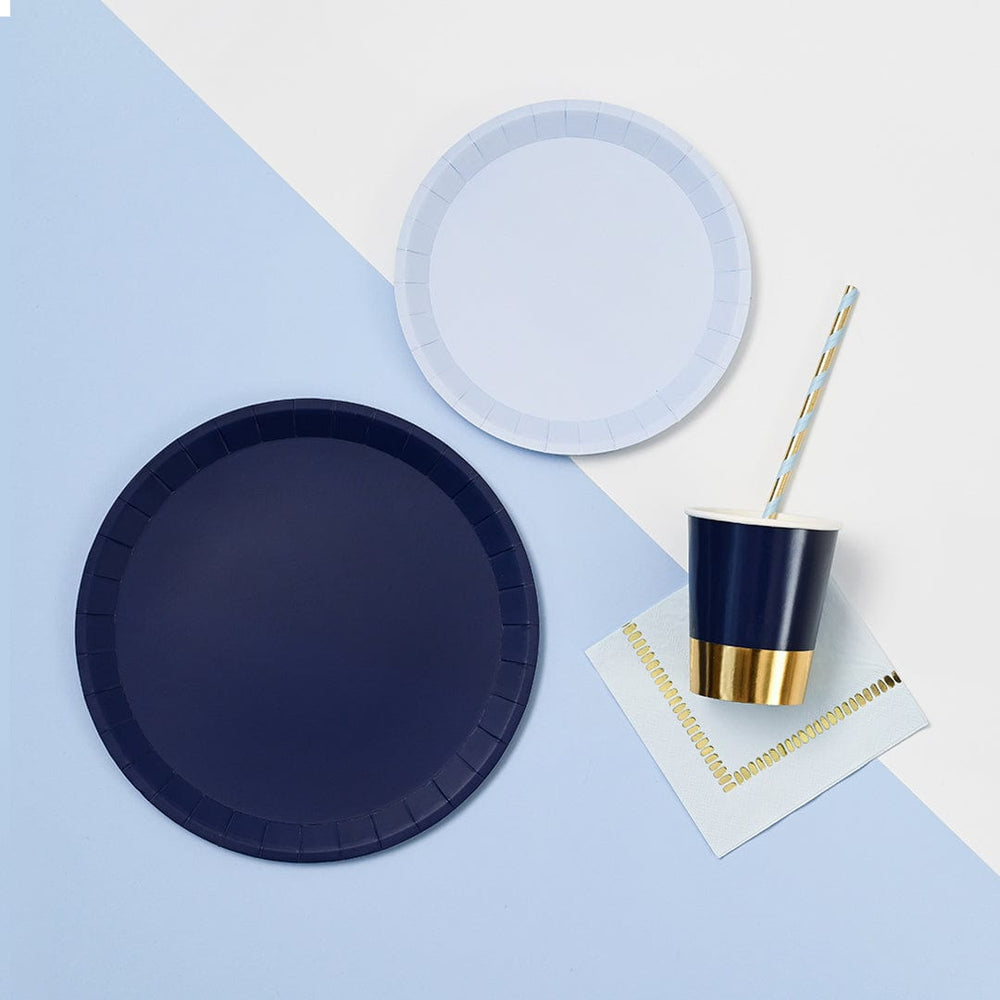 Coterie Party Supplies - Navy and Gold Dip Cups x 10 Party Supplies Navy and Gold Dip Cups x 10