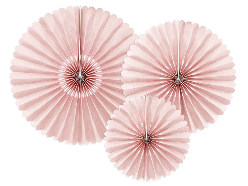 Coterie Party Supplies - Pale Pink Party Fans Party Supplies Copy of Pale Pink Party Fans