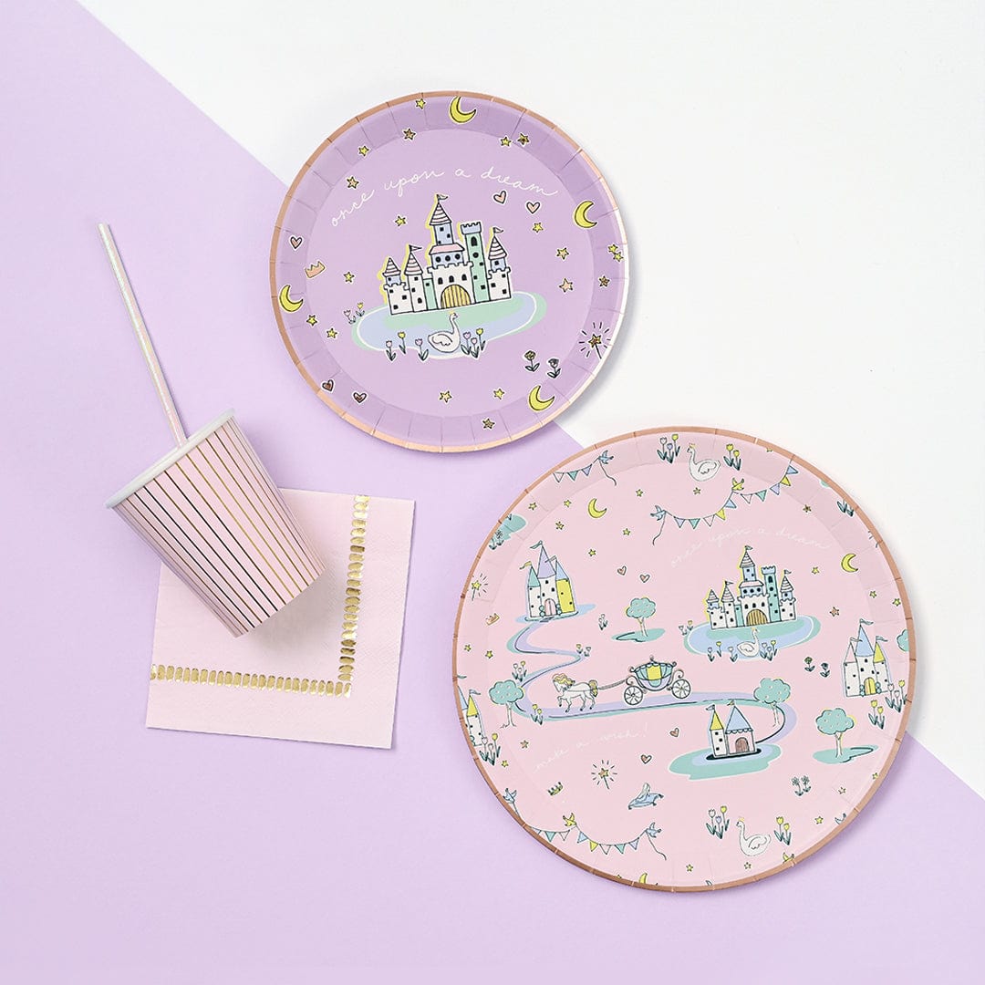 Coterie Party Supplies - Princess Fairytale Party Large Plates x 10 Party Supplies Fairytale Party Large Plates x 10