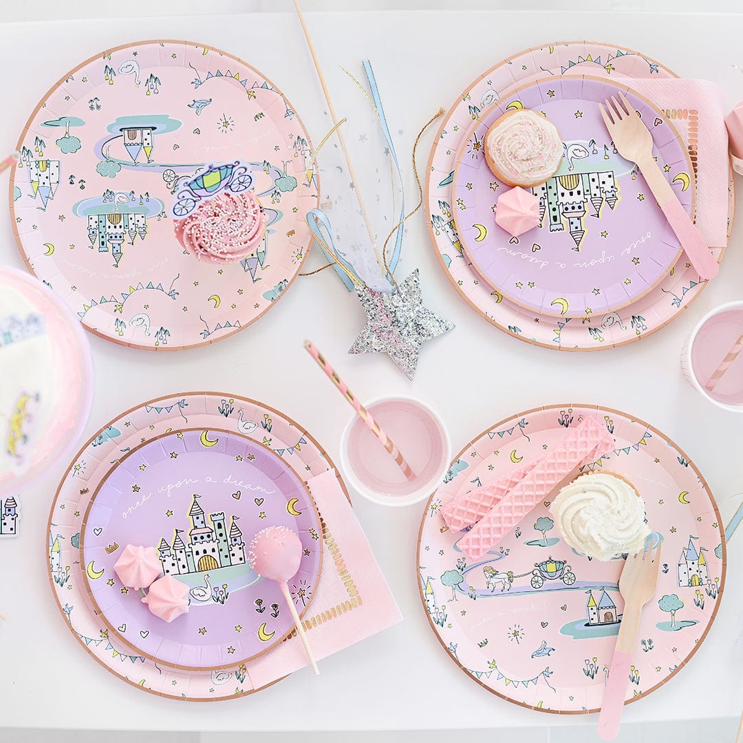 Coterie Party Supplies - Princess Fairytale Party Small Plates x 10 Party Supplies Fairytale Party Small Plates x 10