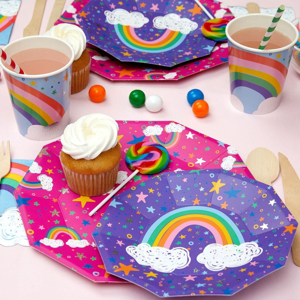 Party Supplies Coterie x Sparkella Rainbow Cups x 10