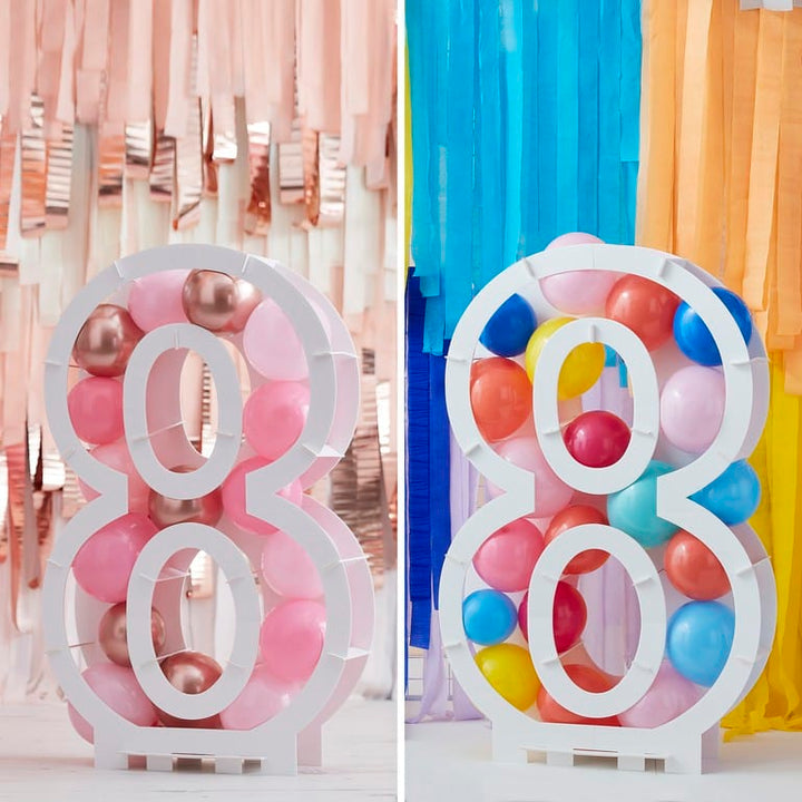 Balloon Kits DIY Balloon Mosaic Number Stands