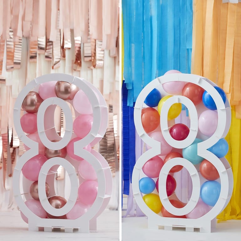 Balloon Kits DIY Balloon Mosaic Number Stands