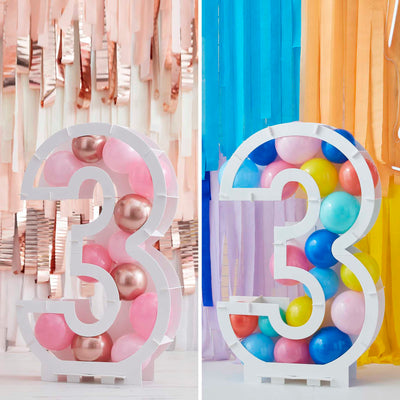 Balloon Kits DIY Balloon Mosaic Number Stands