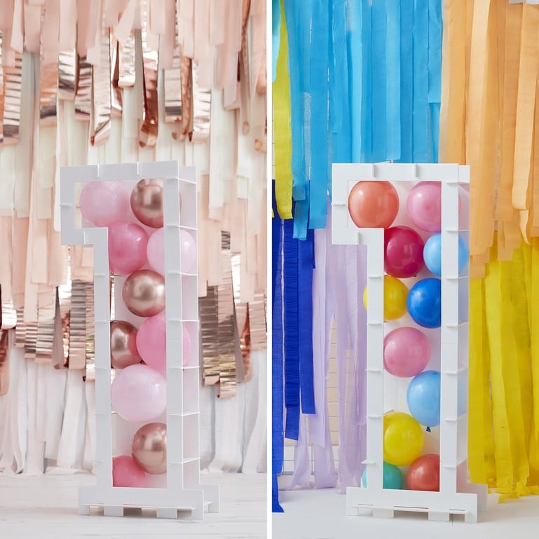 Balloon Kits DIY Balloon Mosaic Number Stands