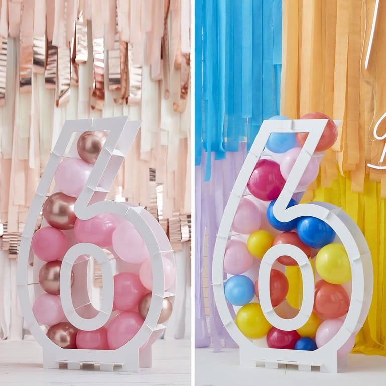 Balloon Kits DIY Balloon Mosaic Number Stands