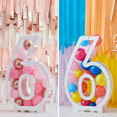 Balloon Kits DIY Balloon Mosaic Number Stands