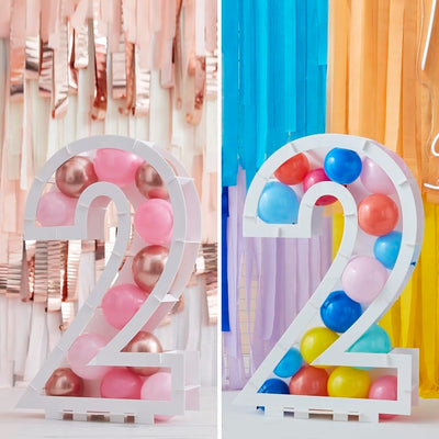 Balloon Kits DIY Balloon Mosaic Number Stands