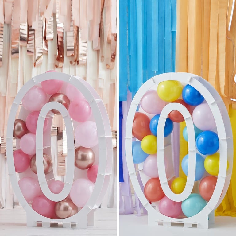 Balloon Kits DIY Balloon Mosaic Number Stands